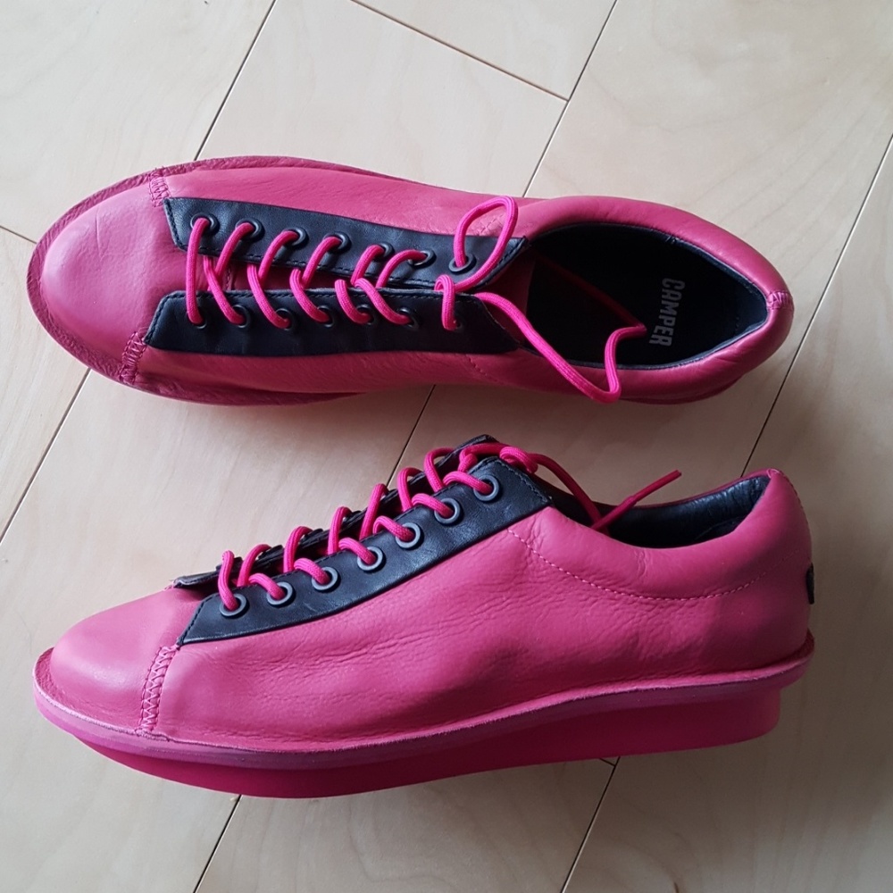 Camper Pink and Black Women's Sneakers